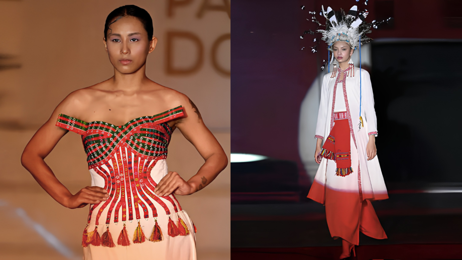 Two traditions one runway The Padma Doree launch brought Northeast Indian craft and Chanderi weaving into the same space for the first time across 1500 kilometres of Indian geography sewn together at Travancore Palace | Photo Courtesy Padma Doree and TIme of India