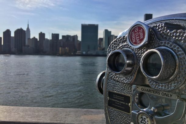 Manhattan from across the East River, Q1 2026. The view is there. The question is what you are looking for.© Magnific
