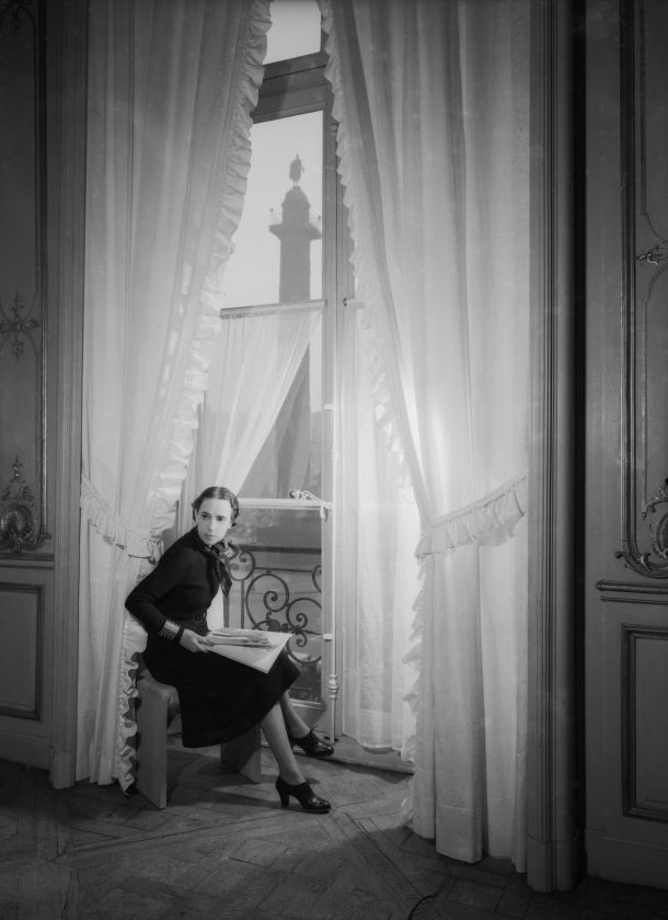 Elsa Schiaparelli in her boutique at 21 Place Vendôme, Harper's Bazaar, October 1935. Photograph by François Kollar © GrandPalaisRmn - Gestion droit d'auteur François Kollar.jpg