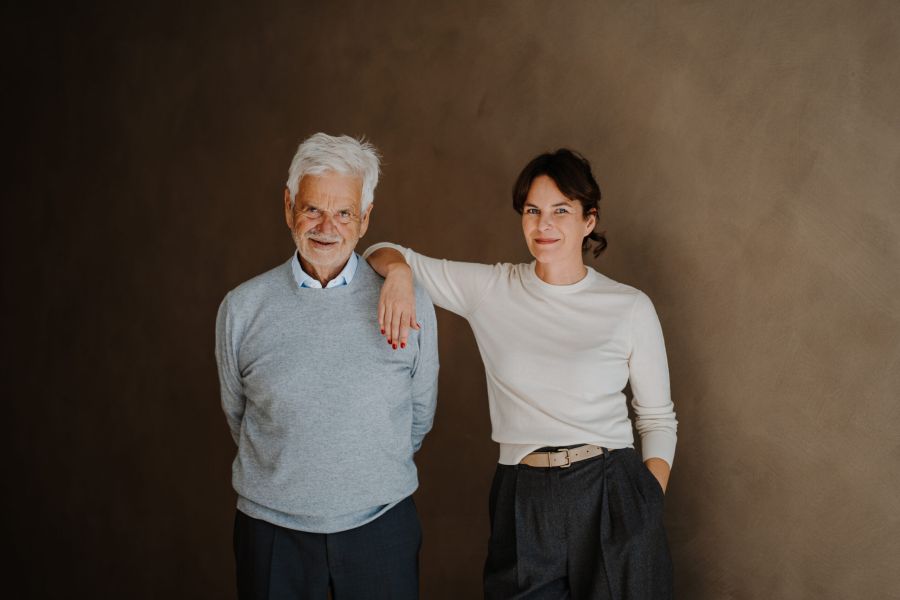 Ulrich Ladurner und Ingrid Ladurner im vigilius mountain resort am Vigiljoch