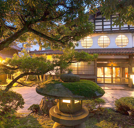 The Hōshi Ryokan in Awazu Onsen. Forty-seven generations, one source. | Photo: Courtesy of Hōshi Ryokan
