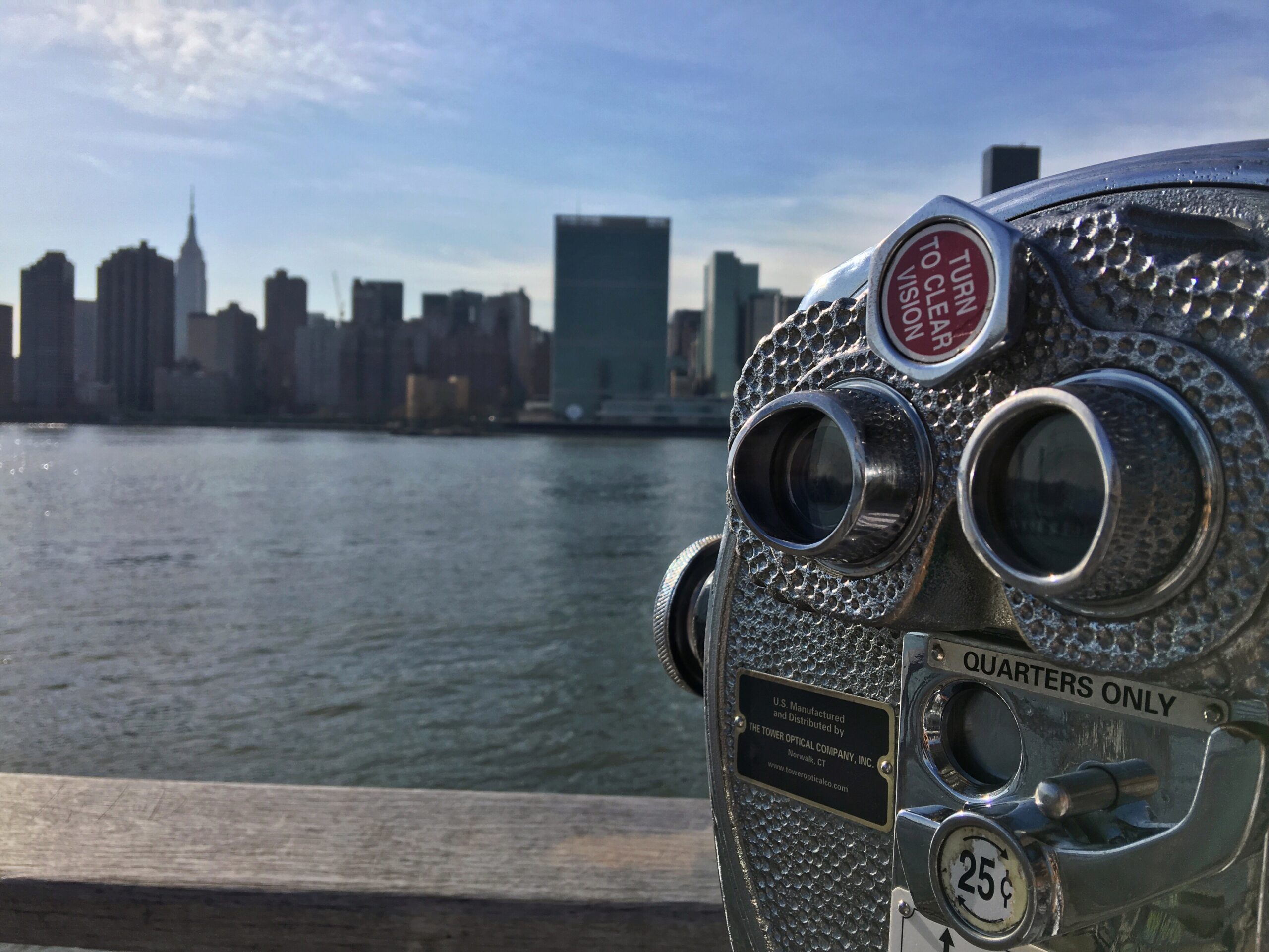 Manhattan from across the East River, Q1 2026. The view is there. The question is what you are looking for.© Magnific