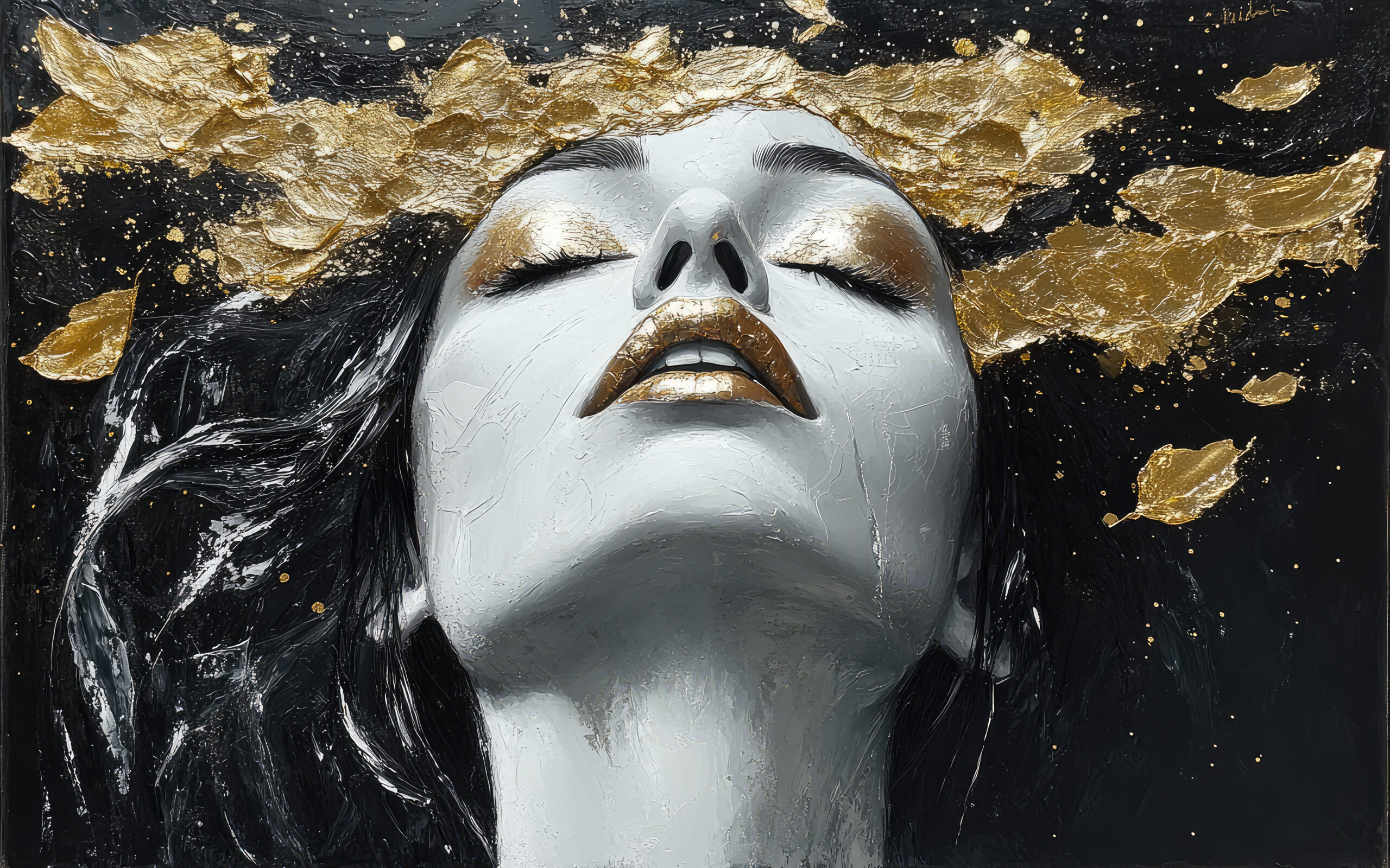 Gold settles where the surface has been broken. The worth of a thing now gathers in the marks a life leaves on it. | Photo: magnific.com