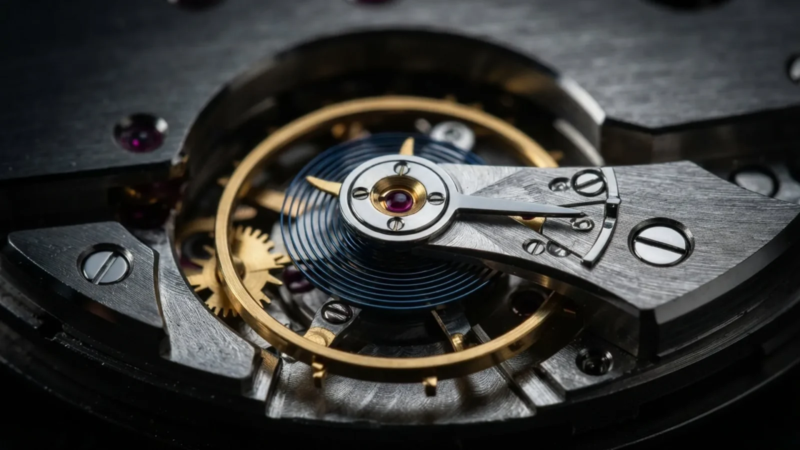 Close-up of a mechanical watch movement, illustrating the luxury watch market in 2027