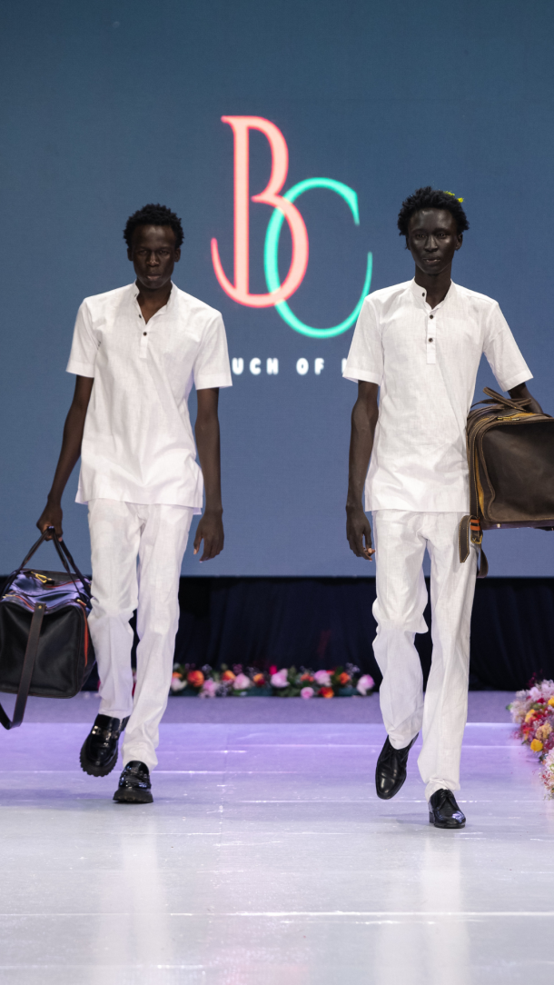 A Touch of Kenya: bespoke Kenyan leather and beadwork walked into modern luxury at the eighth season.