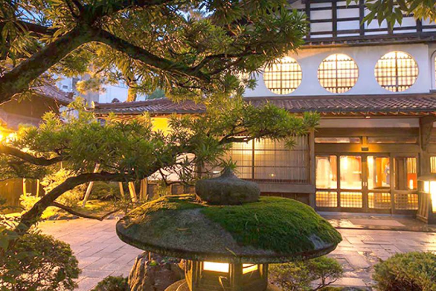 The Hōshi Ryokan in Awazu Onsen. Forty-seven generations, one source. | Photo: Courtesy of Hōshi Ryokan