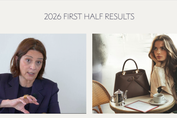 Cécile Cabanis presenting LVMH's first-half 2026 results on 27 July 2026. | Screenshot: The Silent Luxury.