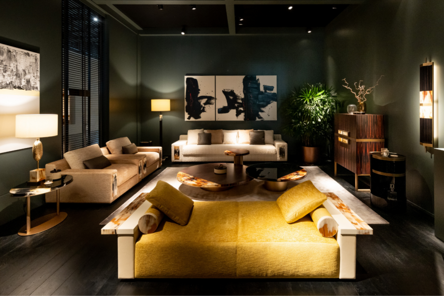 Material as atmosphere. ARCAHORN at Salone del Mobile.Milano 2026. | Photo: Courtesy Salone del Mobile.Milano 2026