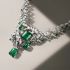 Panthère de Cartier high jewellery necklace with cabochon emeralds, pavé diamonds and onyx in white gold; Cartier's jewellery sales rose 24 percent in the quarter to 30 June 2026 while rough diamond prices fell.