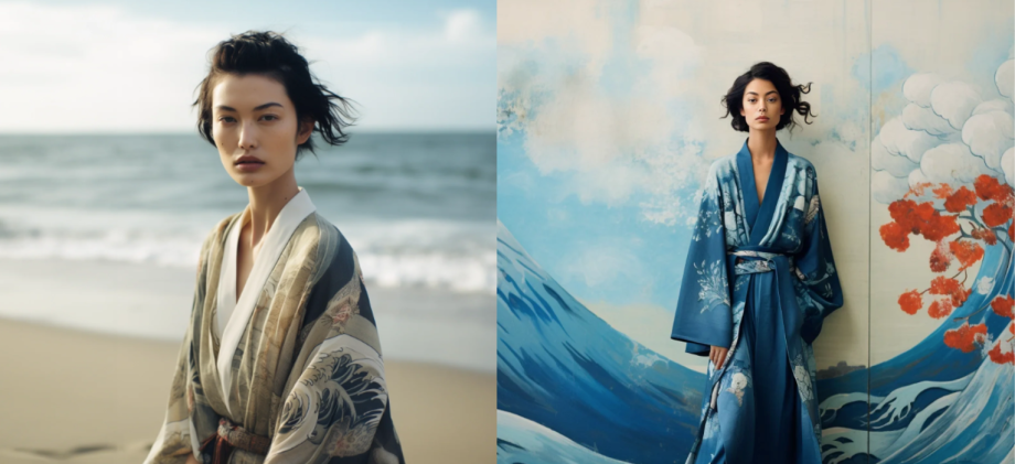 Centuries-old silk, a new silhouette. Wave patterns that have accompanied tea ceremonies in Kyoto now walk the streets of London and New York. FARUTA carries the journey forward. | Photos: in Courtesy of FARUTA