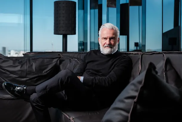 Stephan Ferenczy, co-founder of BEHF Architects. Photo: Stefan Gergely