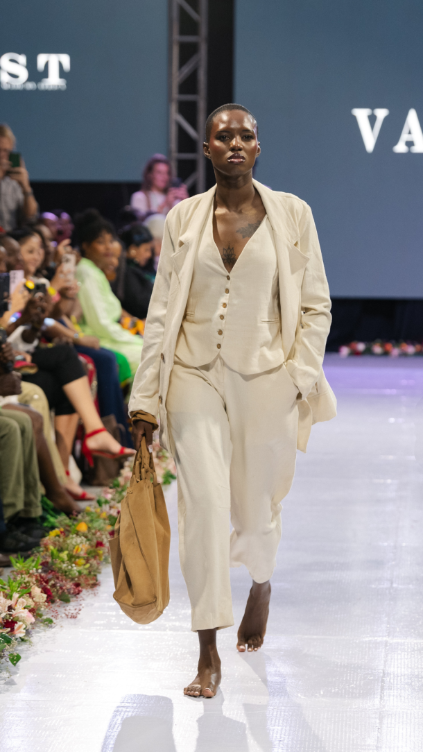 VAST Made by Africa: continental optimism walked barefoot, a Nairobi small-batch studio anchored in West African handwoven cloth.